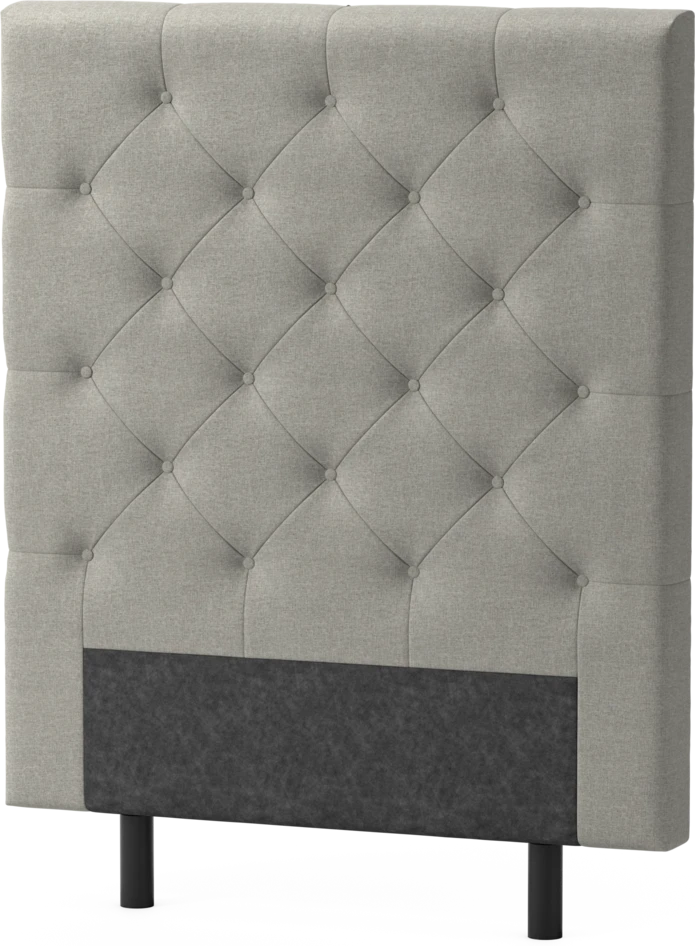 Delux Pikerad - Sänggavel, 90-210 cm - Grå