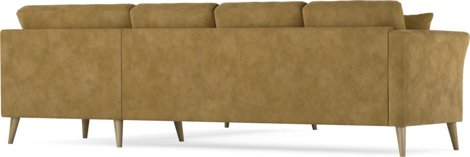 Eden - Hörnsoffa, 3+3-sits - Gul