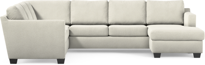 Friday - Hörnsoffa, 2+3-sits med schäslong höger - Vit