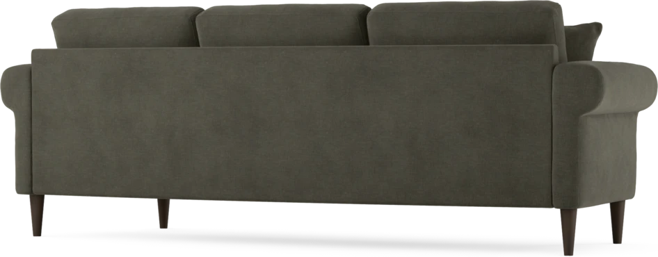 Eden - 3-sits soffa svängd - Grå