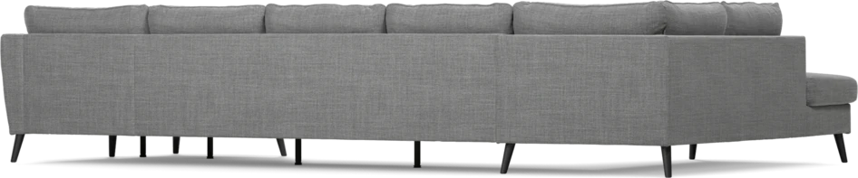 County - 4-sits soffa med divan vänster och schäslong höger - Grå