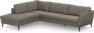 County - 2,5-sits soffa med divan vänster - Brun