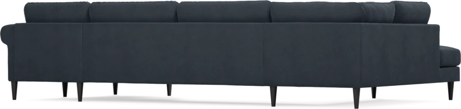 Bridge - 3-sits soffa med divan vänster och schäslong höger - Blå