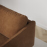 Madison Lux - 2-sits soffa med schäslong vänster - Brun