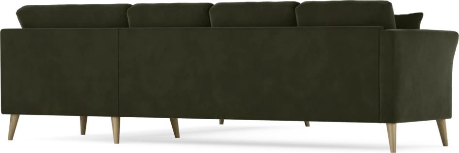 Eden - Hörnsoffa, 3+3-sits - Grön