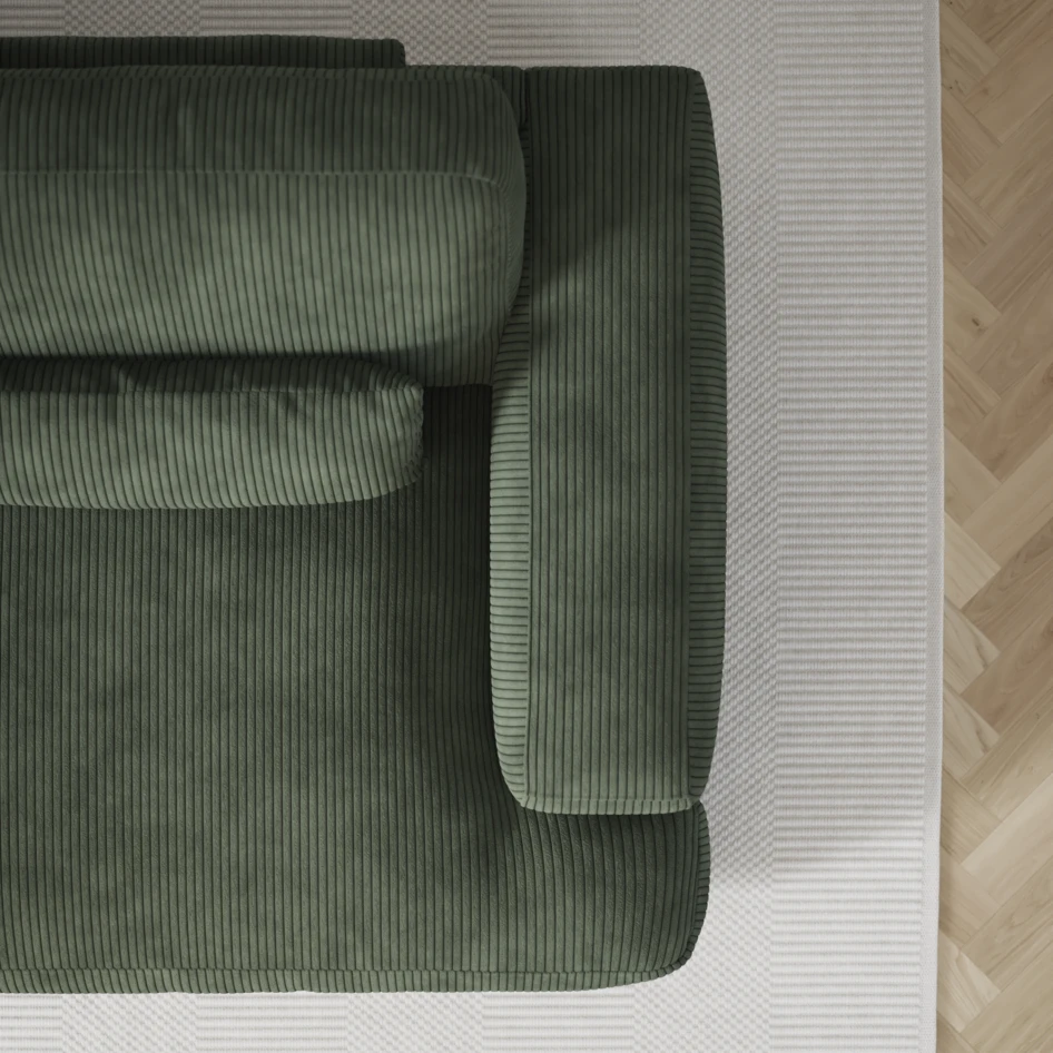 Noma - 3-sits soffa - Grön
