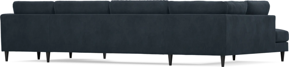 Bridge - 3-sits soffa med divan vänster och schäslong höger - Blå