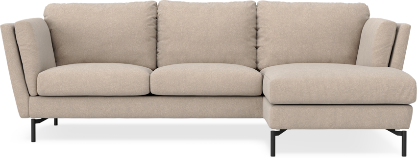 Madison Lux - 2-sits soffa med schäslong höger - Beige