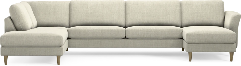 Bridge - 3-sits soffa med divan vänster och schäslong höger - Beige