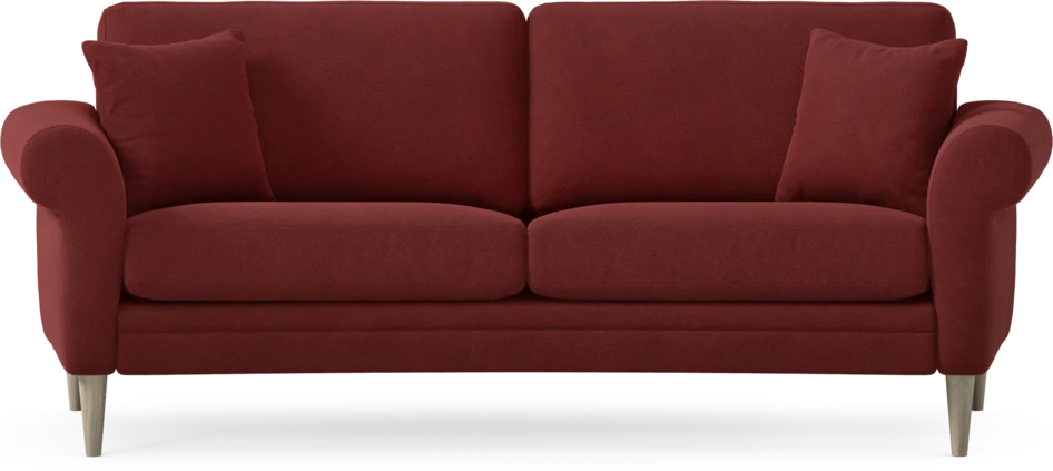 Eden - 2,5-sits soffa svängd - Röd