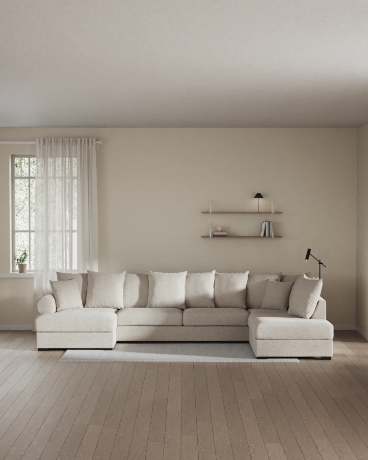 Town - 3-sits soffa med divan höger och schäslong vänster - inspiration