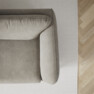 Madison Lux - 3-sits soffa med divan höger - Vit