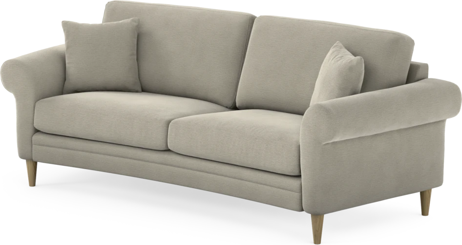 Eden - 2,5-sits soffa svängd - Brun