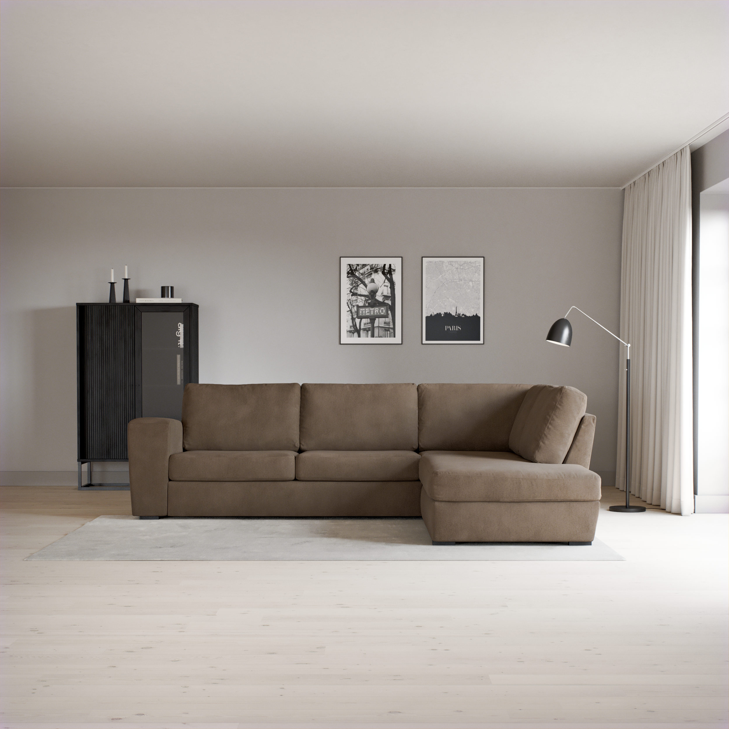 Friday - 2,5-sits soffa med divan höger - inspiration