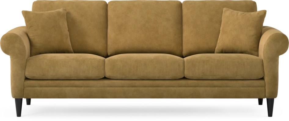 Eden - 3-sits soffa - Gul
