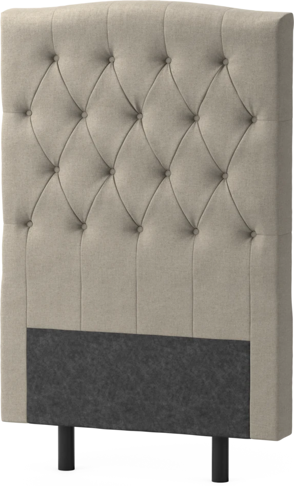 Delux Välvd - Sänggavel, 90-210 cm - Beige