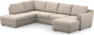 Friday - 3-sits soffa med divan vänster och schäslong höger - Beige