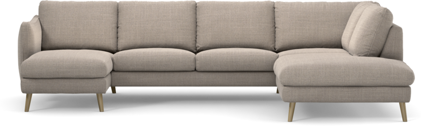 Madison Lux - 2-sits soffa med schäslong vänster och divan höger - Beige