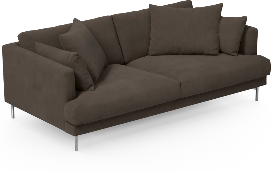 Harper - 3-sits soffa - Brun