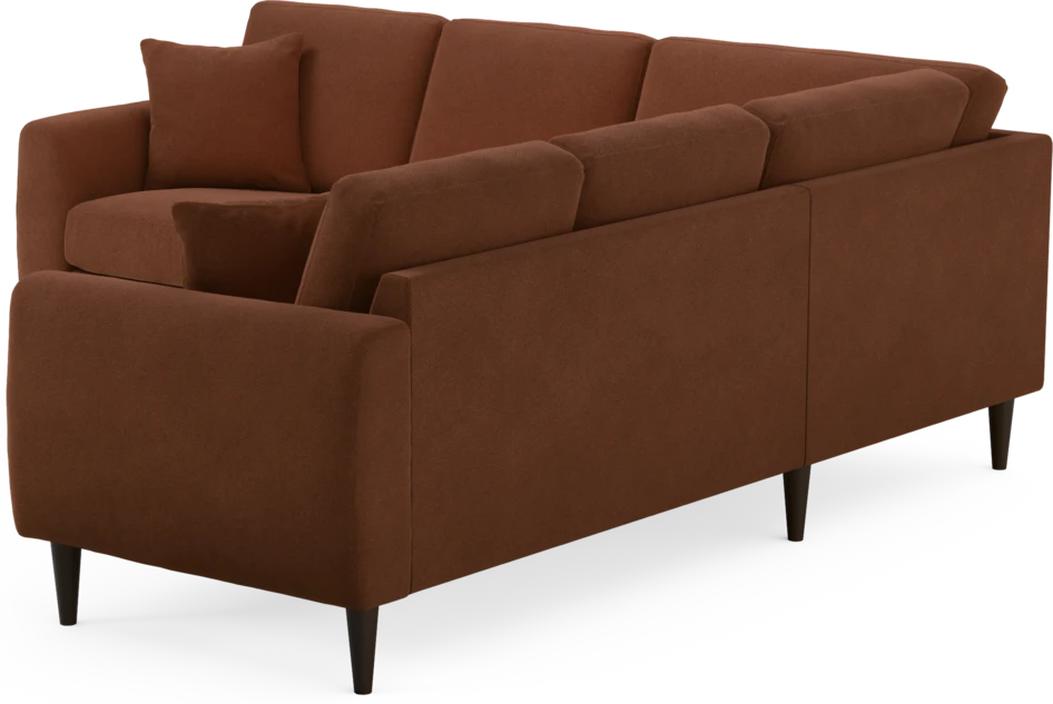 Eden - Hörnsoffa, 2+2-sits - Orange