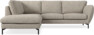 Madison Lux - 2-sits soffa med divan vänster - Vit