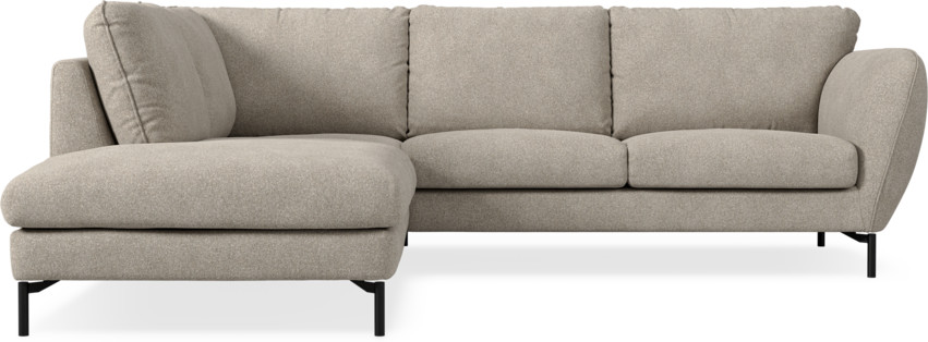 Madison Lux - 2-sits soffa med divan vänster - Vit