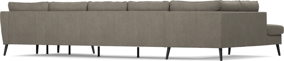 County - 4-sits soffa med divan vänster och schäslong höger - Brun