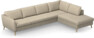 County - 3-sits soffa med divan höger - Beige