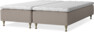 Delux Sense - Ramsäng, dubbelsäng med bäddmadrass - Beige