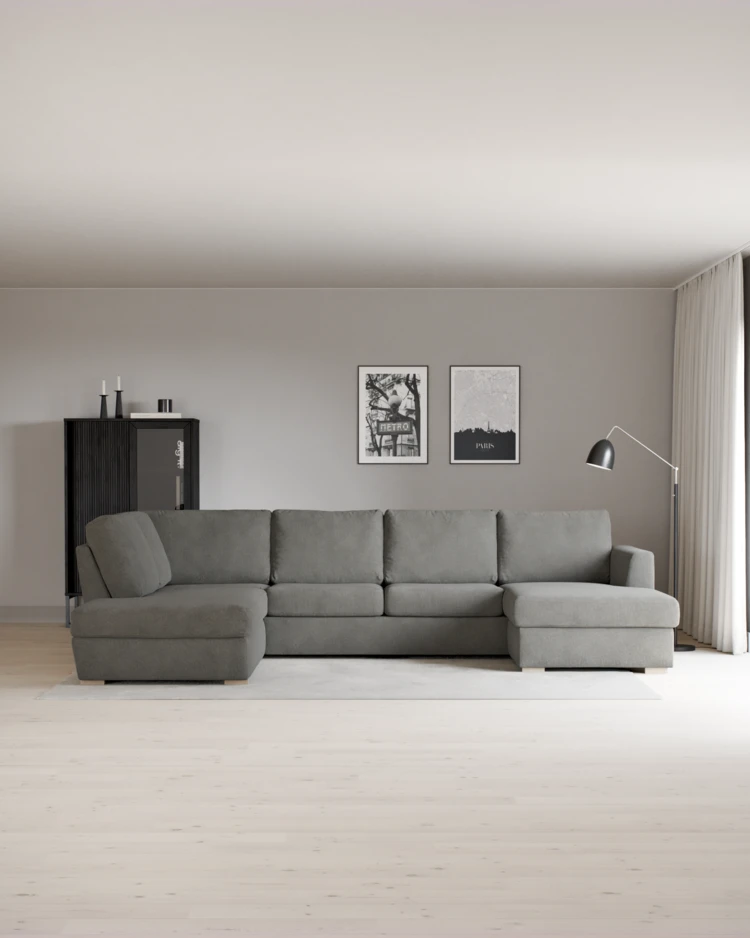 Friday - 3-sits soffa med divan vänster och schäslong höger - inspiration