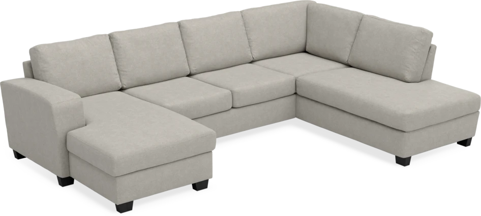 Friday - 3-sits soffa med schäslong vänster och divan höger - Beige
