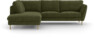 Madison Lux - 2-sits soffa med divan vänster - Grön