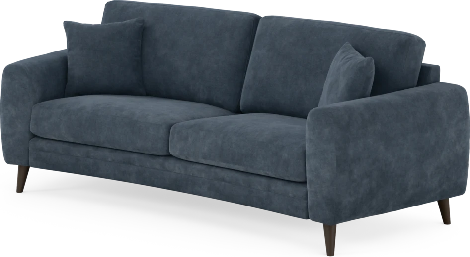 Eden - 2,5-sits soffa svängd - Blå