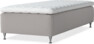 Delux Dream - Ramsäng, enkelsäng med bäddmadrass - Grå