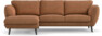 Madison Lux - 2-sits soffa med schäslong vänster - Orange