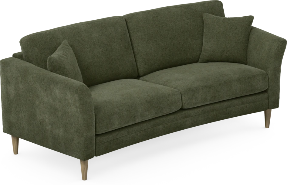 Eden - 2,5-sits soffa svängd - Grön
