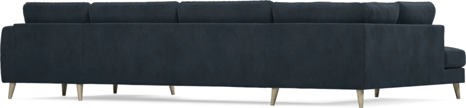 Bridge - 3-sits soffa med divan vänster och schäslong höger - Blå