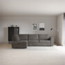 Friday - 2,5-sits soffa med divan vänster - Grå