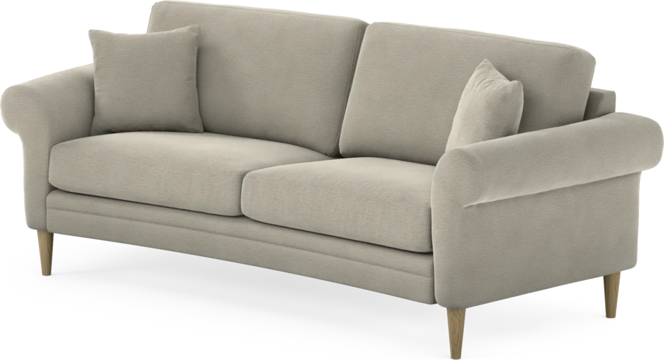 Eden - 2,5-sits soffa svängd - Brun