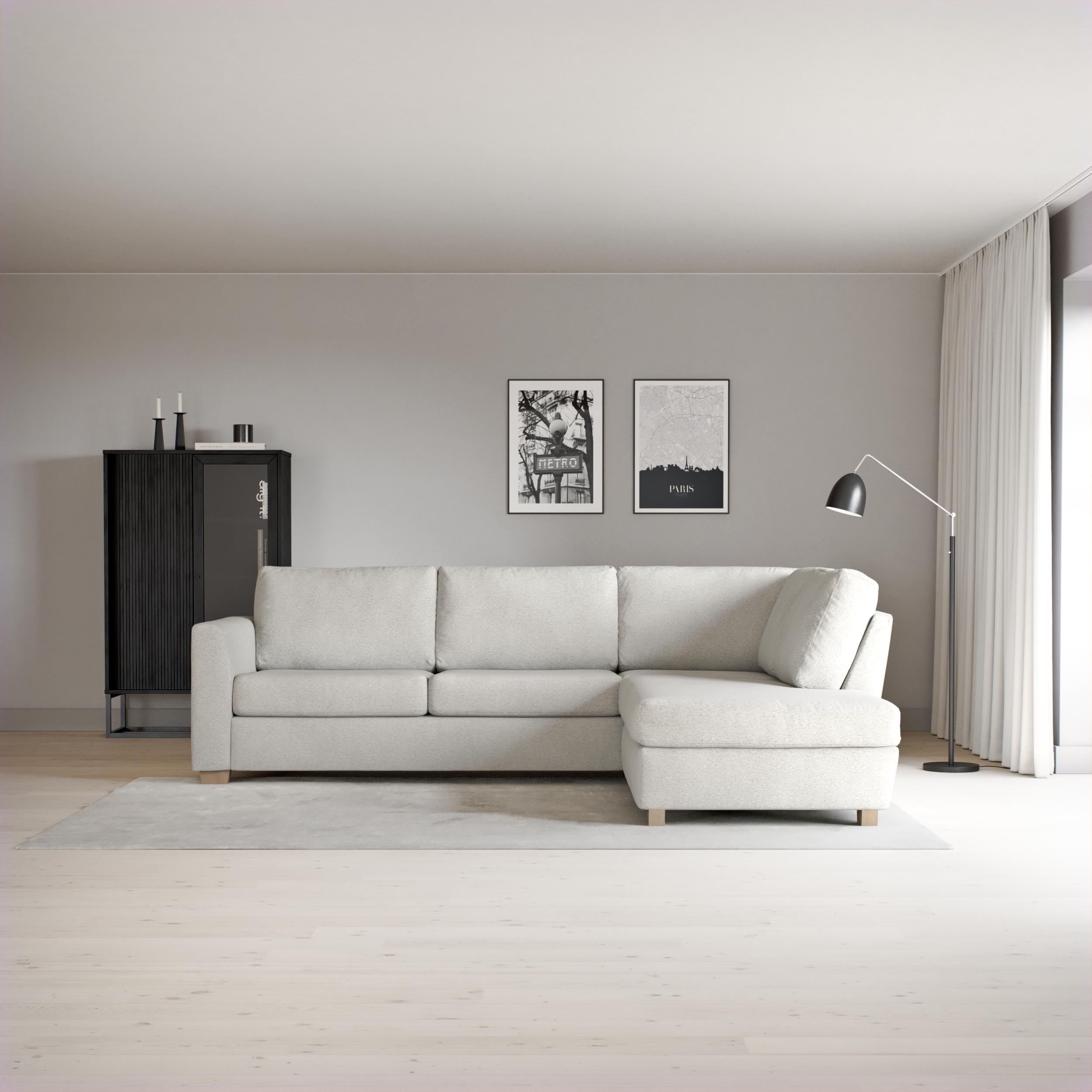 Friday - 2,5-sits soffa med divan höger - inspiration