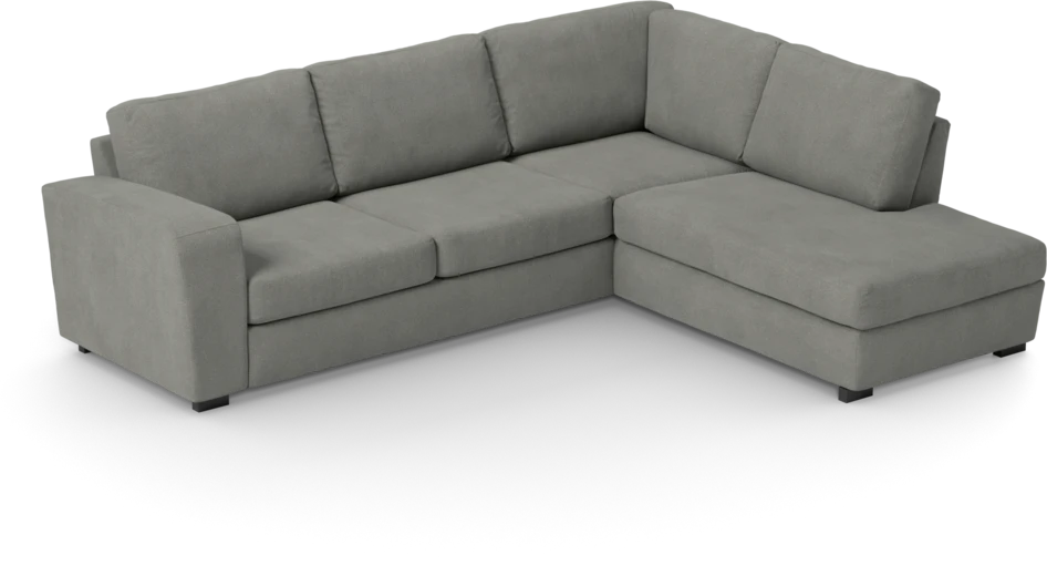 Friday - 2,5-sits soffa med divan höger - Grå