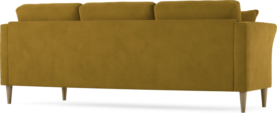 Eden - 3-sits soffa svängd - Gul
