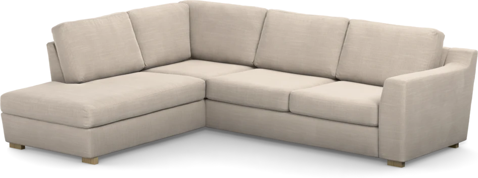 Friday - 2,5-sits soffa med divan vänster - Beige