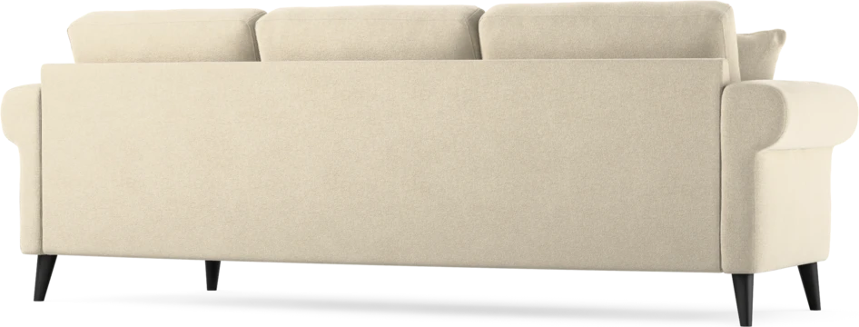 Eden - 3-sits soffa svängd - Beige