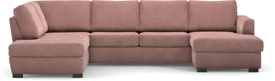 Friday - 3-sits soffa med divan vänster och schäslong höger - Rosa