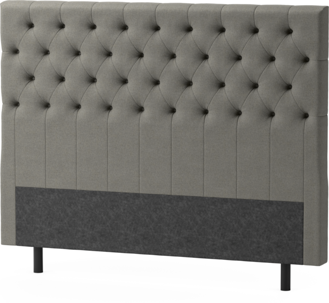 Delux Pikerad XL - Sänggavel, 90-210 cm - Grå