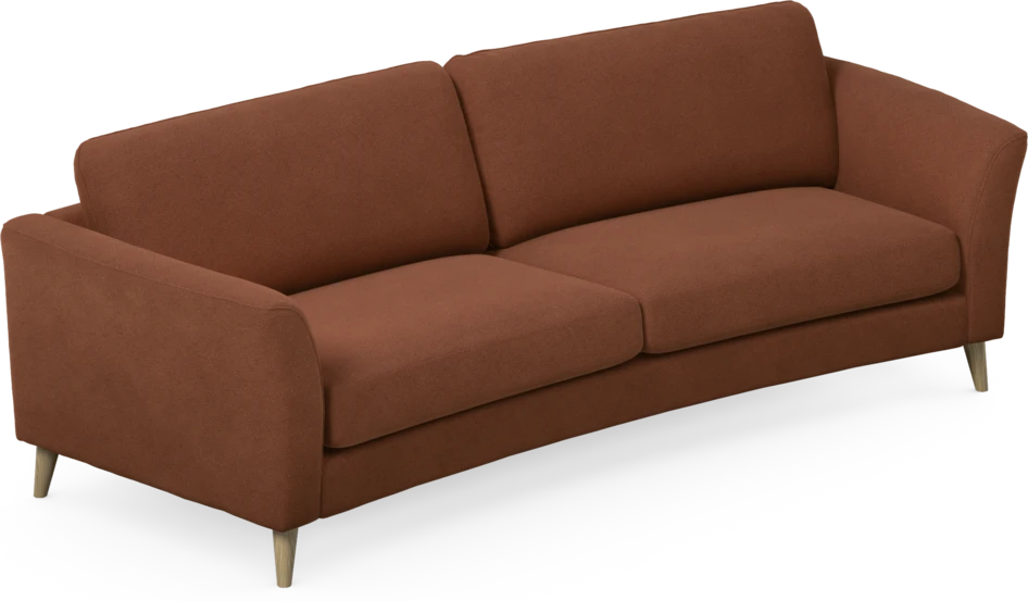 Bridge - 3-sits soffa svängd - Orange