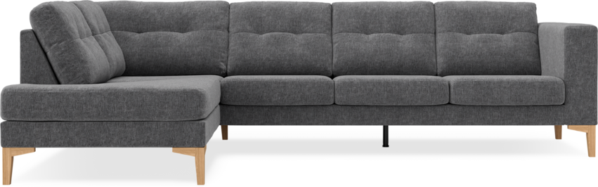 Rio - 3-sits soffa med divan vänster - Grå