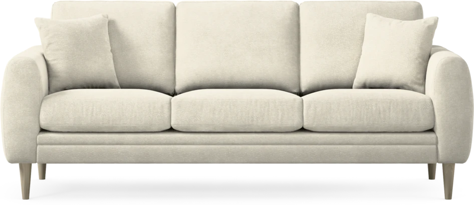 Eden - 3-sits soffa - Vit