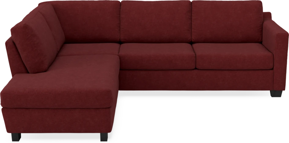 Friday - 2,5-sits soffa med divan vänster - Rosa
